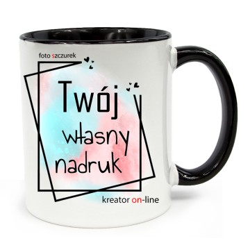 Kubek czarny zwykły z...
