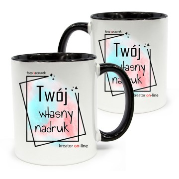 Kubek czarny zwykły z...